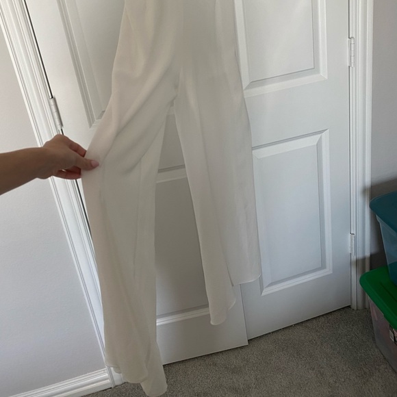 Shinestar | White Maxi Jumper/Romper - Picture 3 of 7